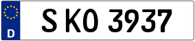 Truck License Plate